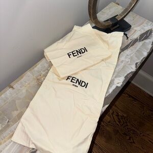 Fendi Cream Dust Bags